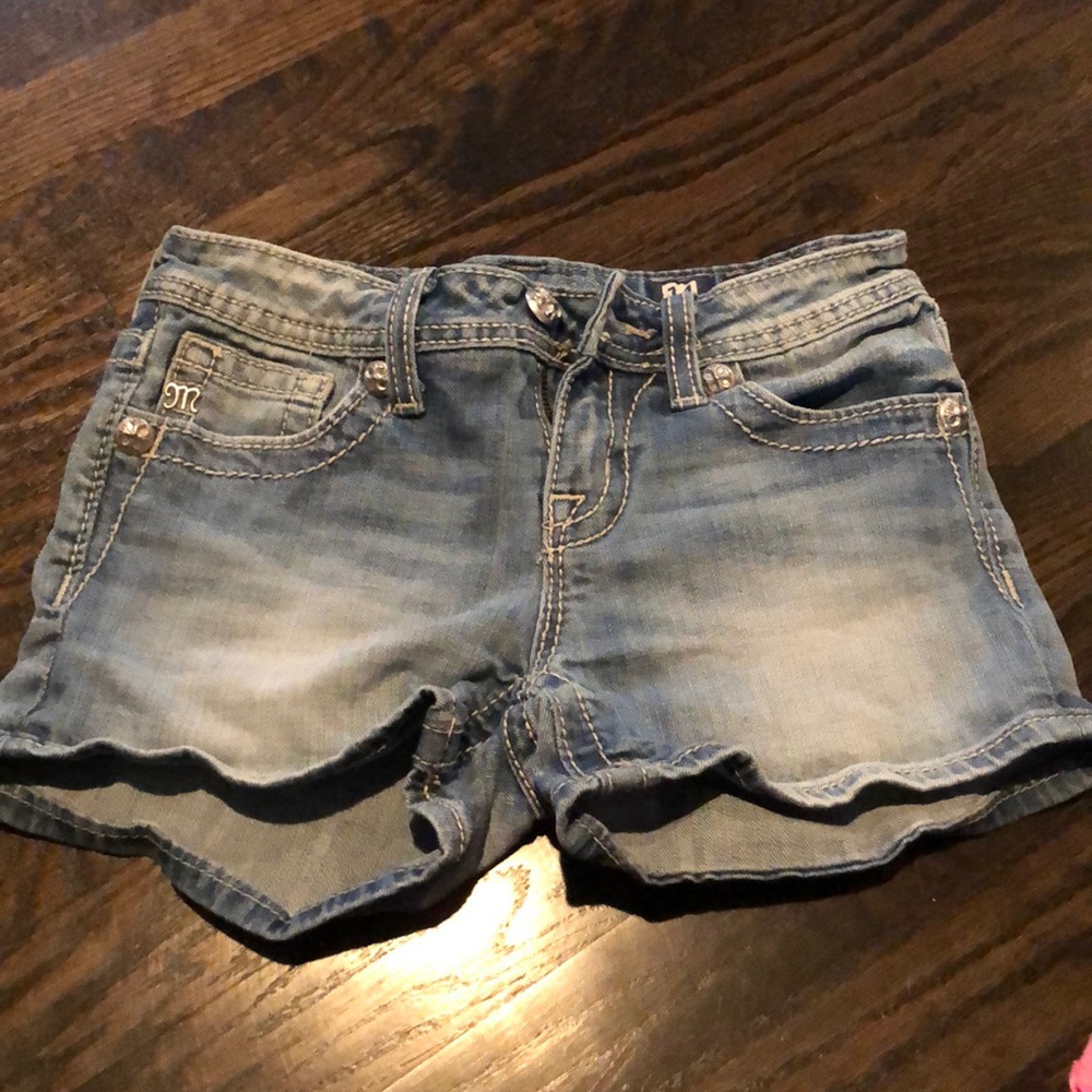 Kids miss me jean shorts size 14